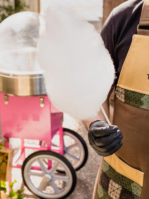 candy floss cart