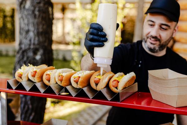 Καροτσι hot dog catering