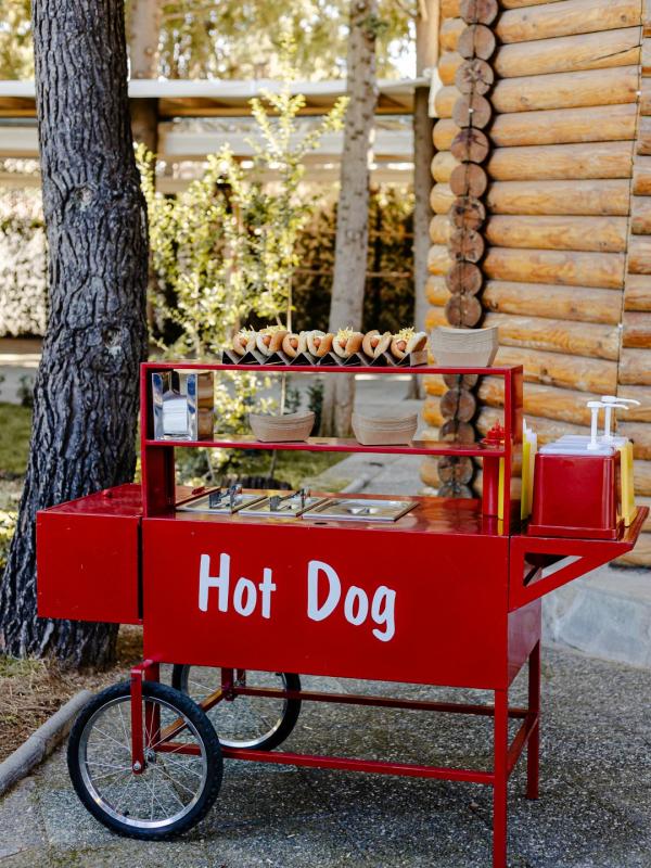 mobile hot dog cart